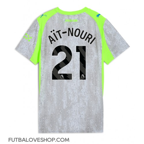 Dres Manchester City Rayan Ait-Nouri #21 Tretina pre Ženy 2025-26 Krátky Rukáv